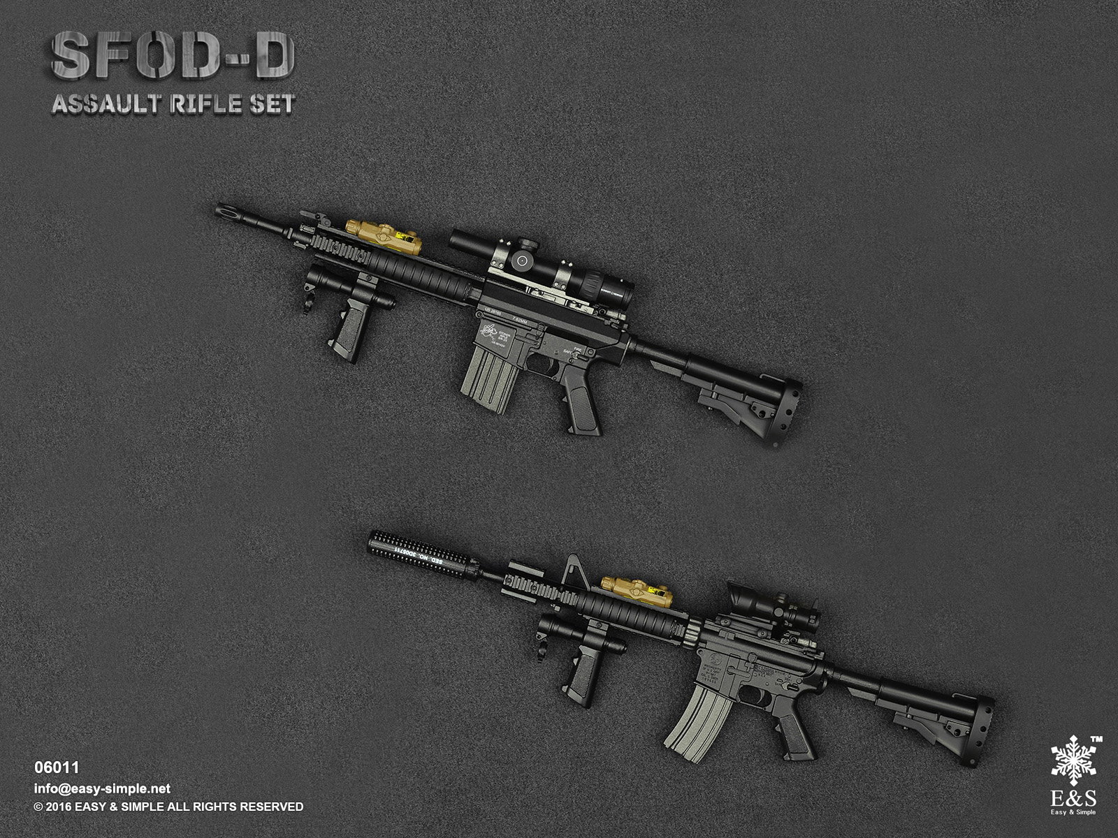 SFOD-D Assault Rifle Set image 2