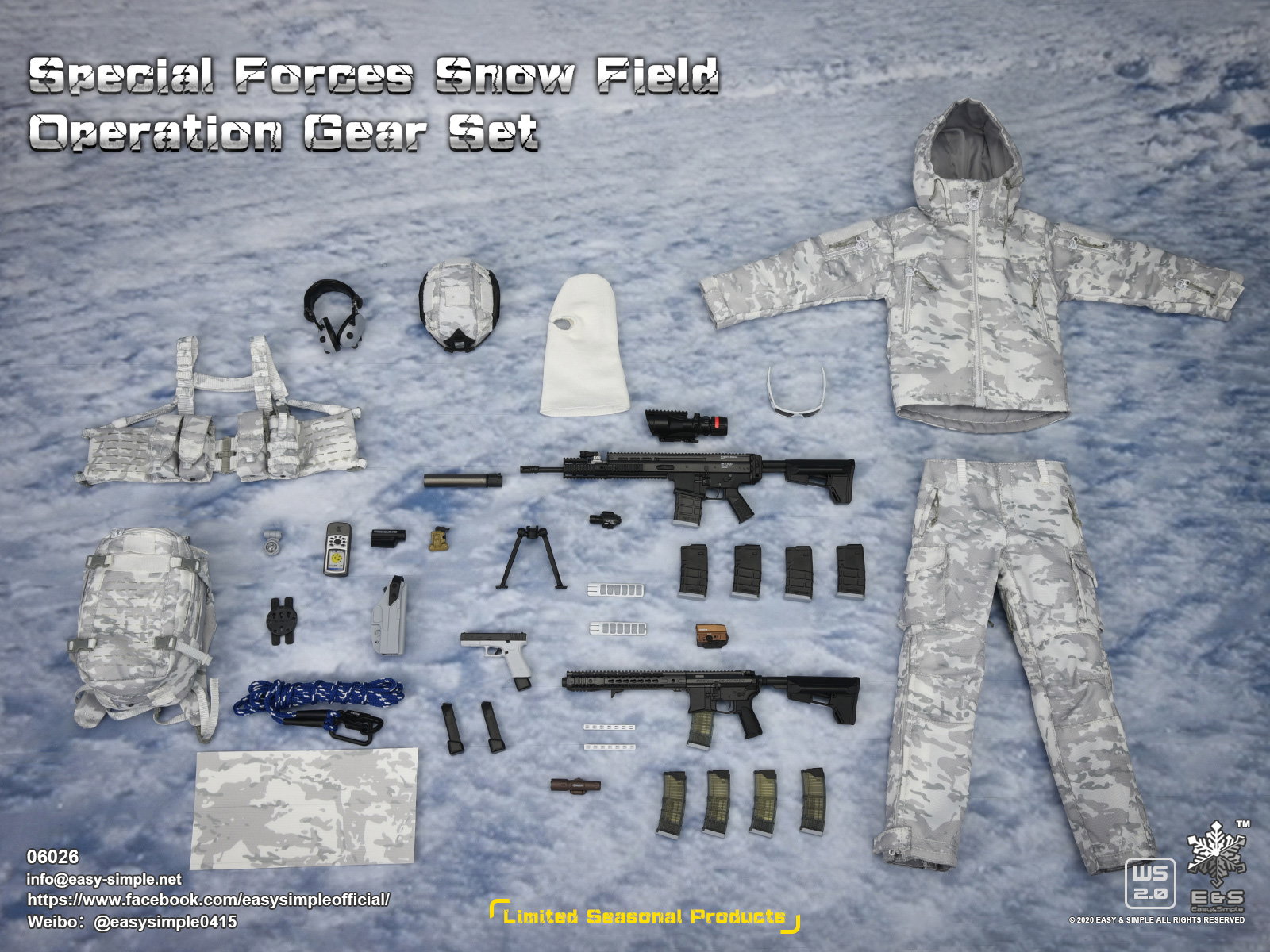 Special Forces Snow Field Operation Gear Set image 2