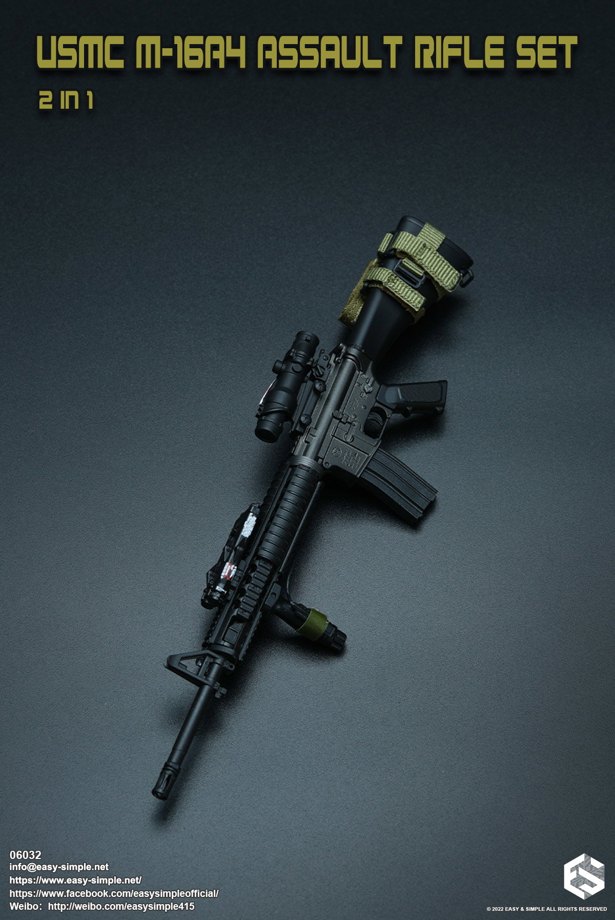 USMC M16A4 Assault Rifle Set 2 in 1 image 10