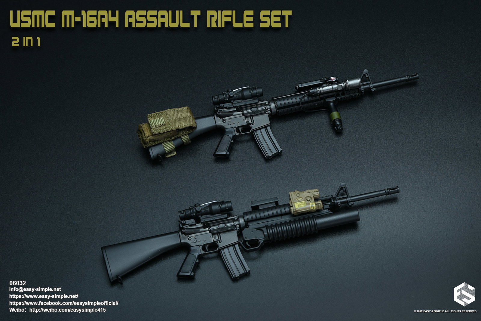 USMC M16A4 Assault Rifle Set 2 in 1 image 2