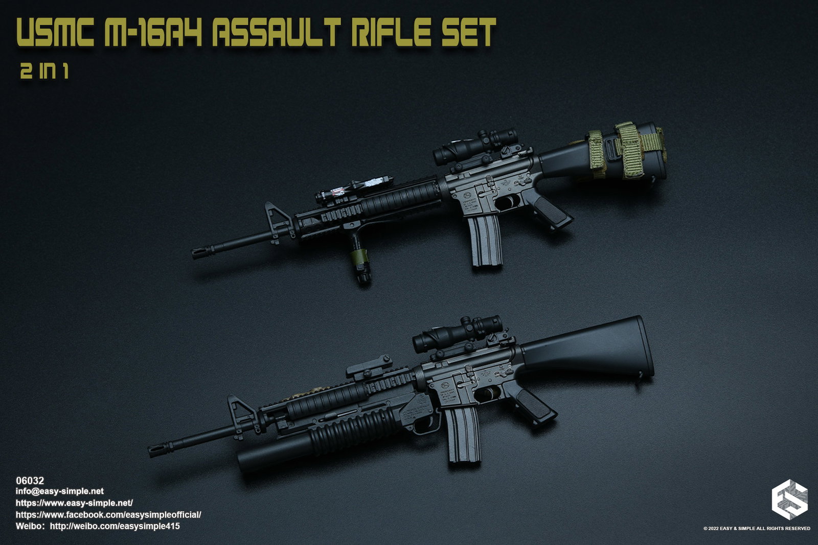 USMC M16A4 Assault Rifle Set 2 in 1 image 3