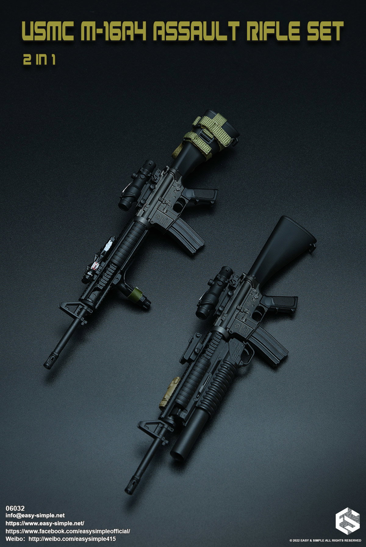 USMC M16A4 Assault Rifle Set 2 in 1 image 4