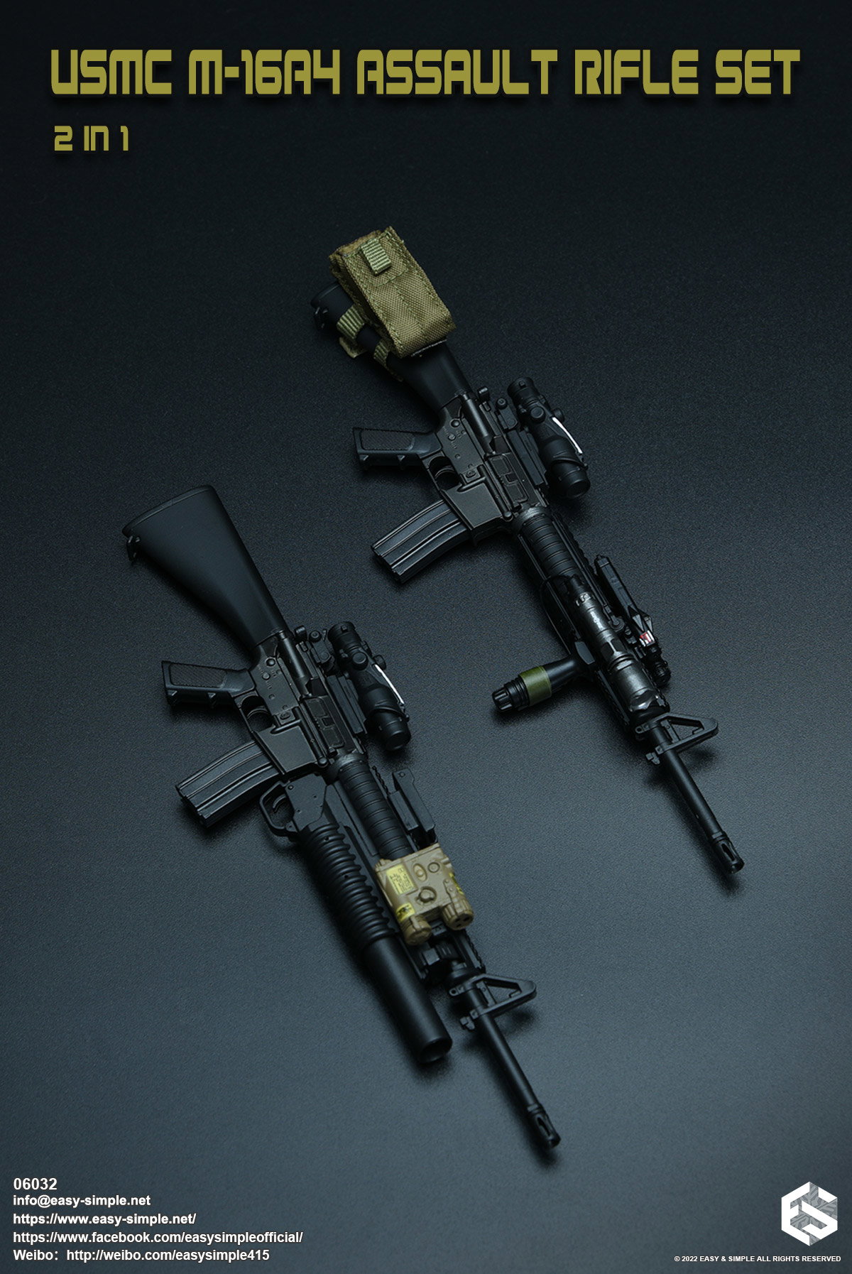 USMC M16A4 Assault Rifle Set 2 in 1 image 5