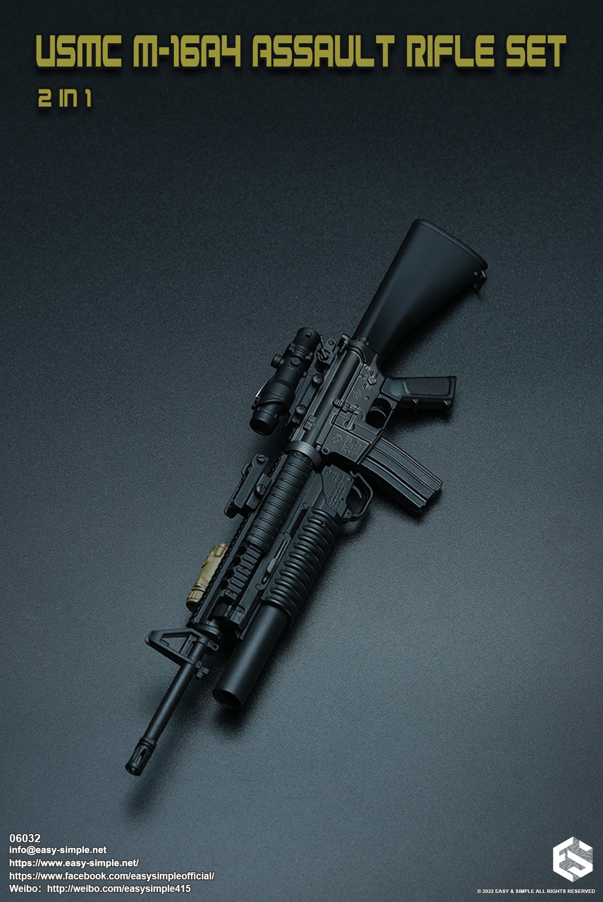 USMC M16A4 Assault Rifle Set 2 in 1 image 6