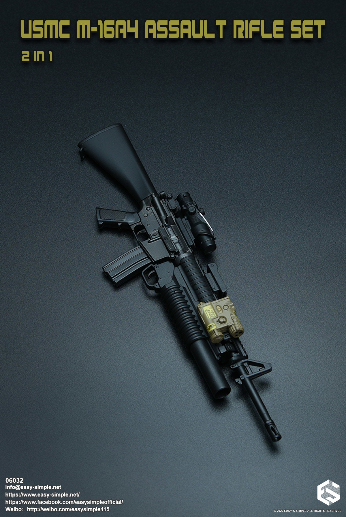 USMC M16A4 Assault Rifle Set 2 in 1 image 7