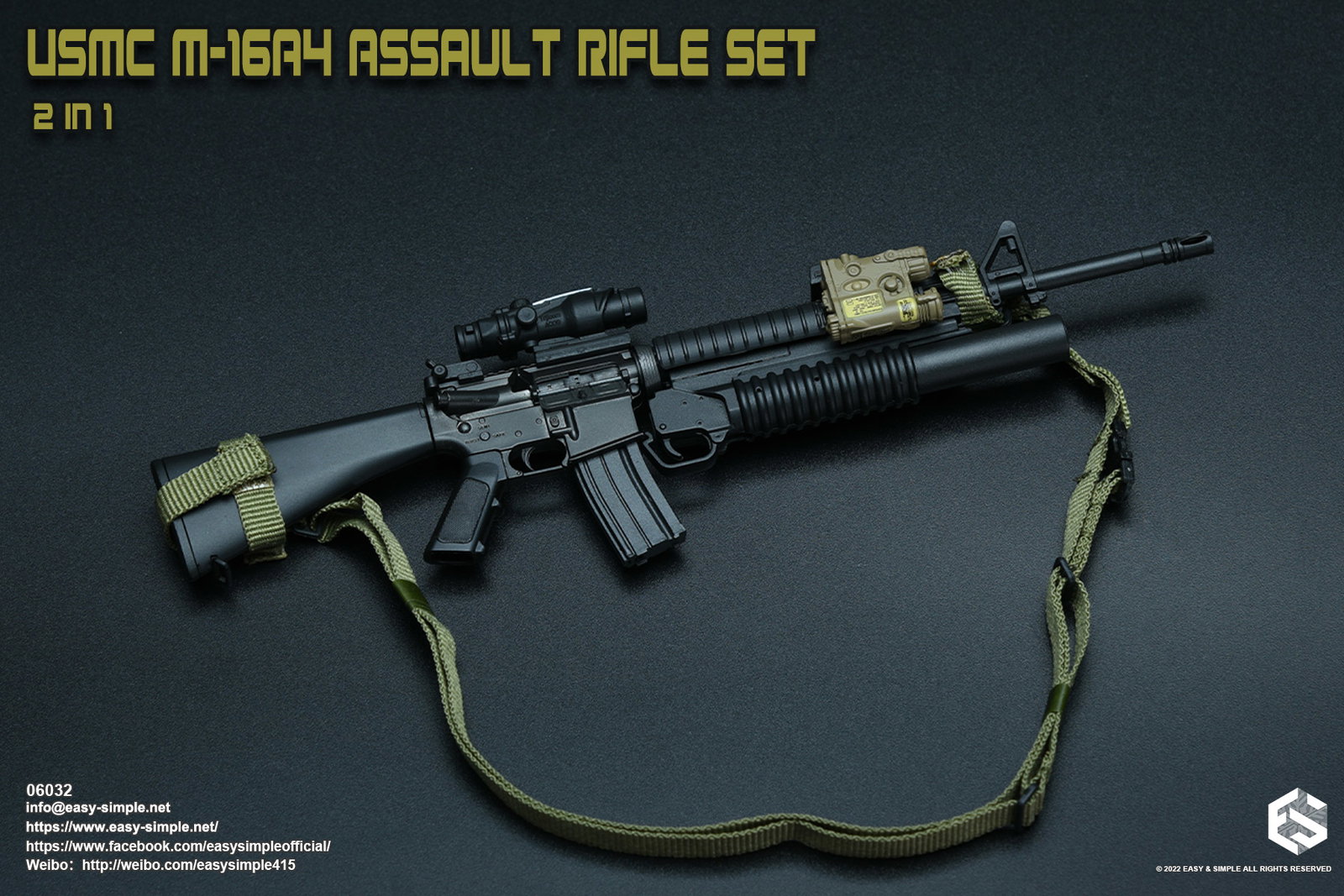 USMC M16A4 Assault Rifle Set 2 in 1 image 8