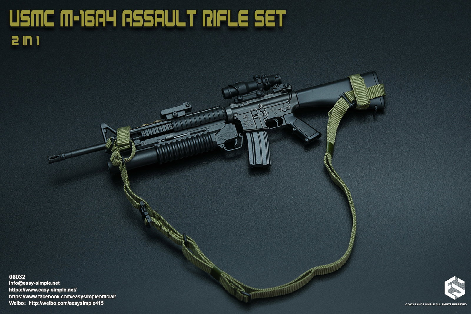 USMC M16A4 Assault Rifle Set 2 in 1 image 9
