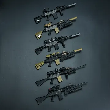 PMC Weapon Set C SA 58 7.62 Assault Rifle