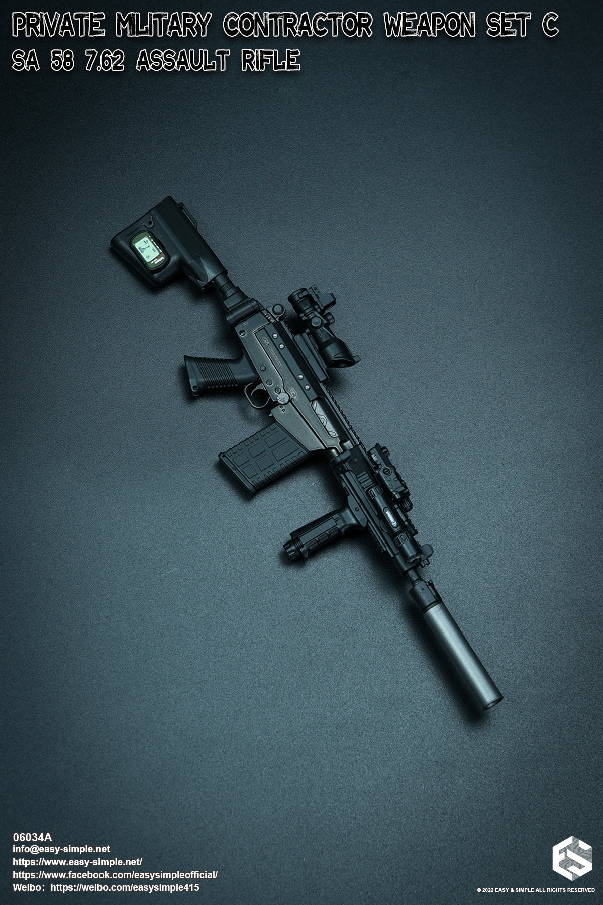 PMC Weapon Set C SA 58 7.62 Assault Rifle image 4