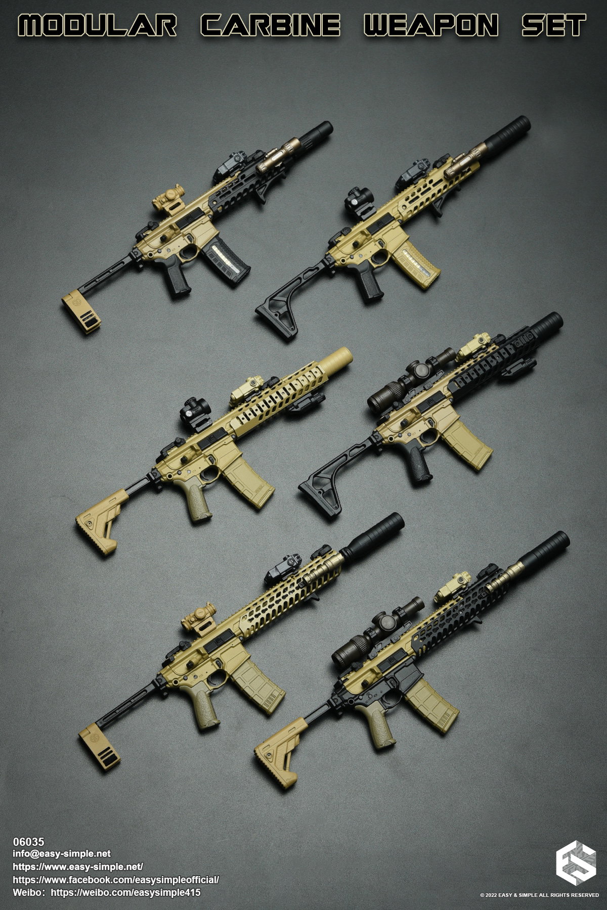 Modular Carbine Weapon Set image 2