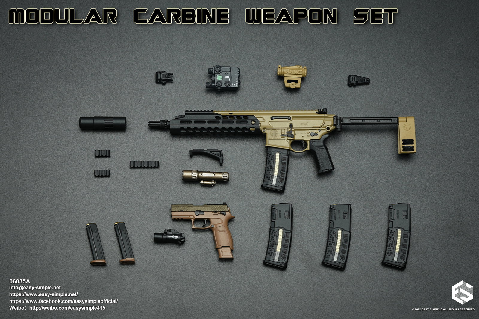 Modular Carbine Weapon Set image 3