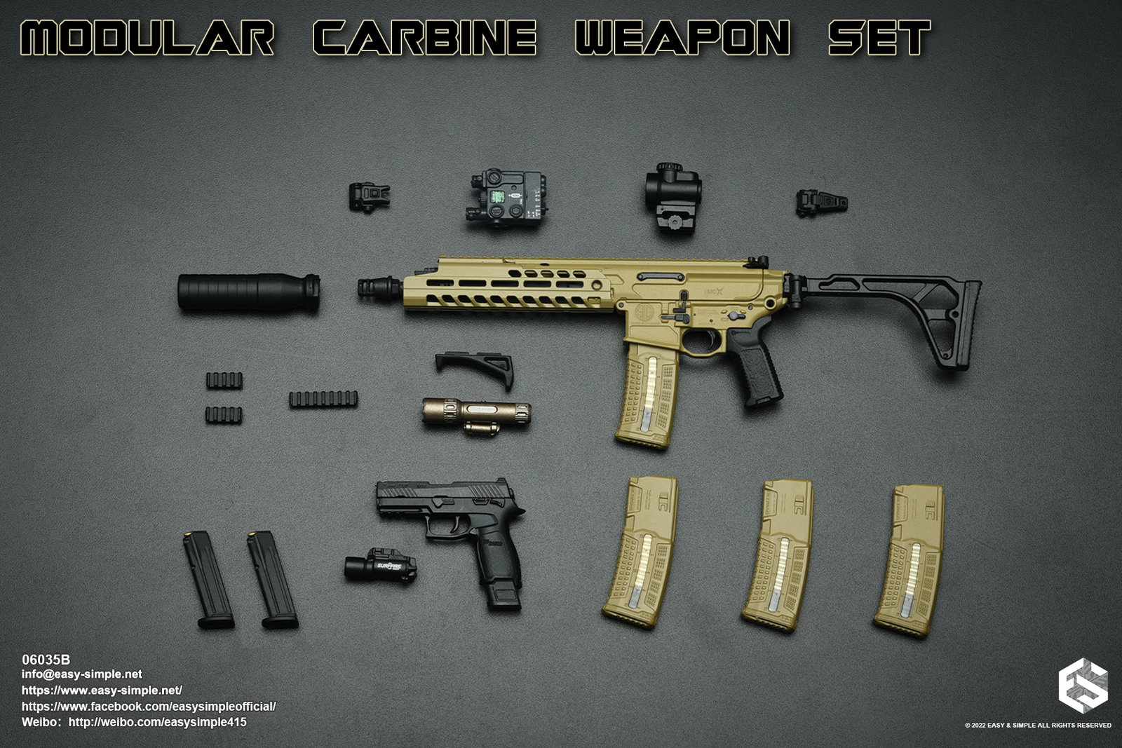Modular Carbine Weapon Set image 9