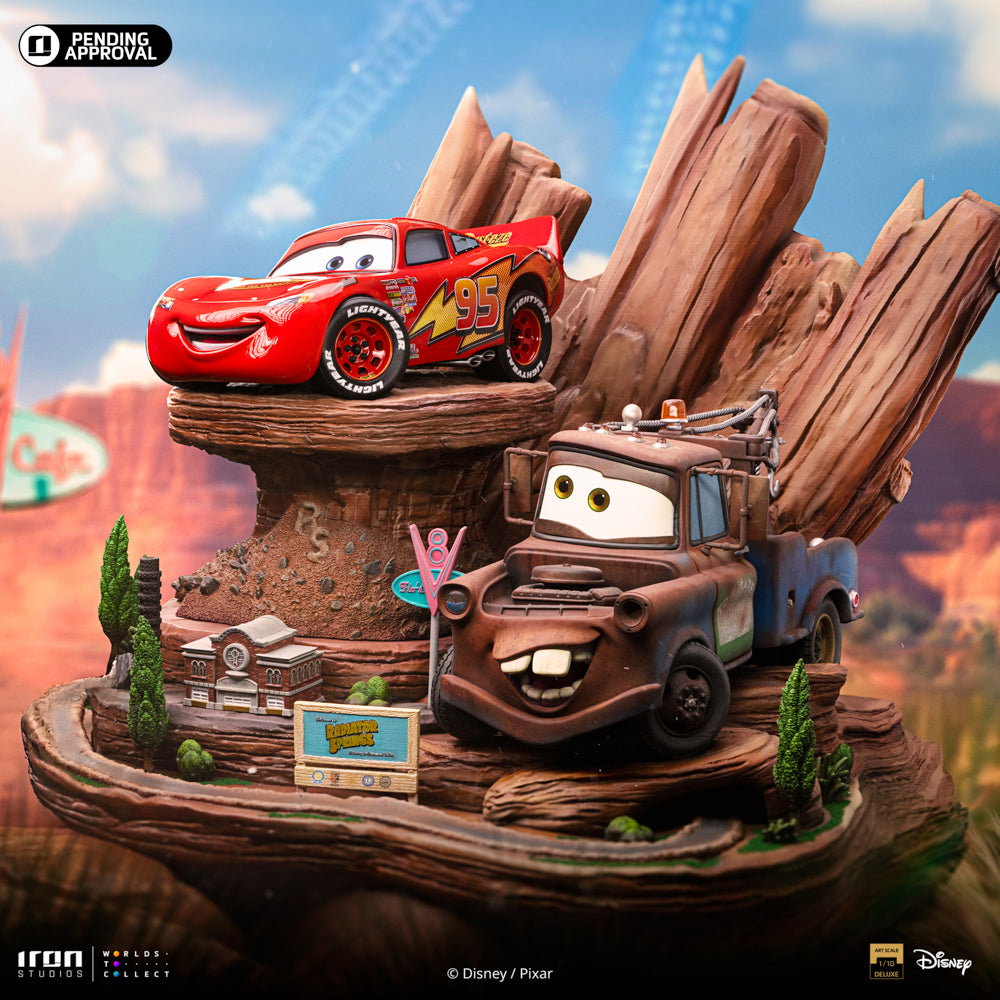 Lightning Mcqueen and Tow Mater - Cars - Deluxe image 1