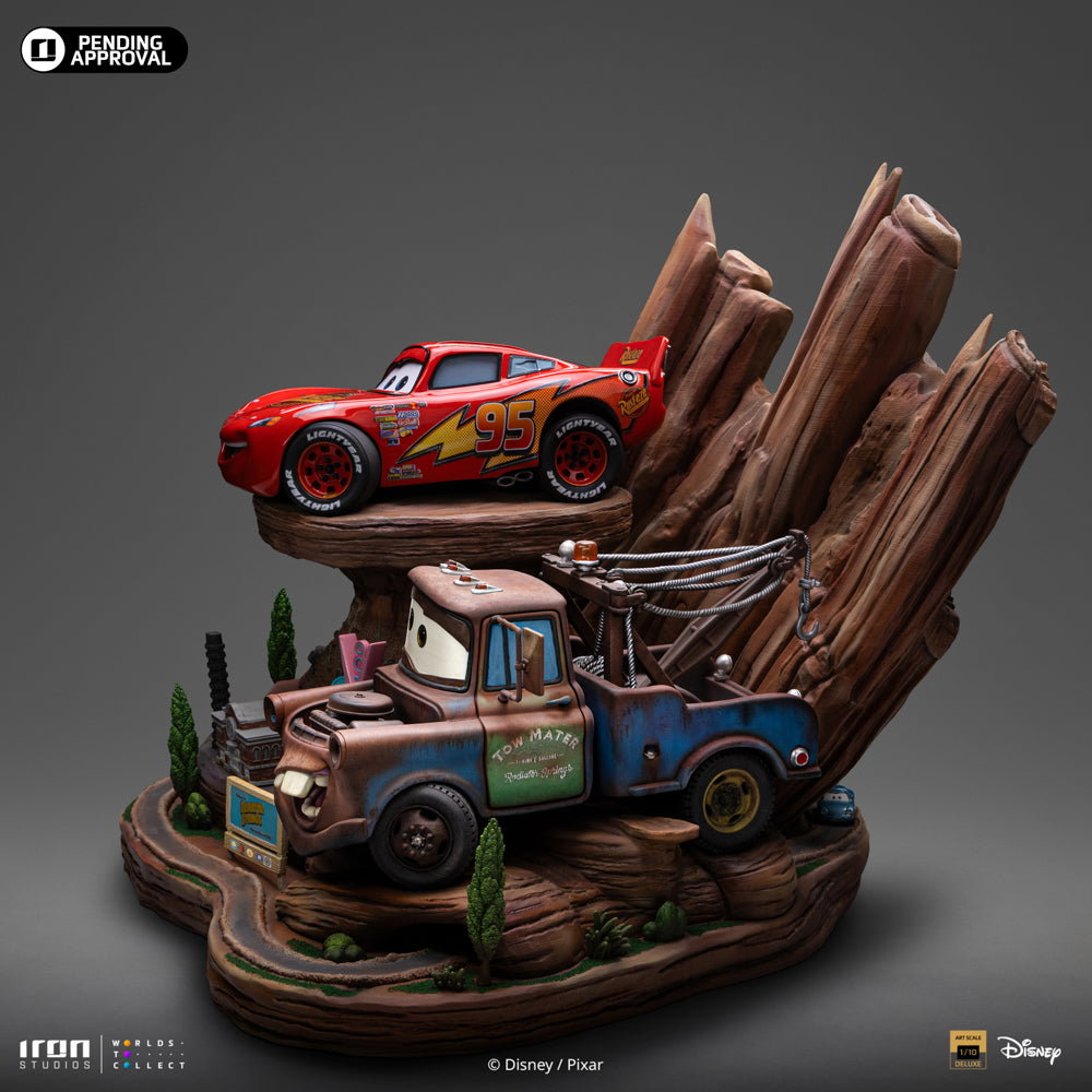 Lightning Mcqueen and Tow Mater - Cars - Deluxe image 5
