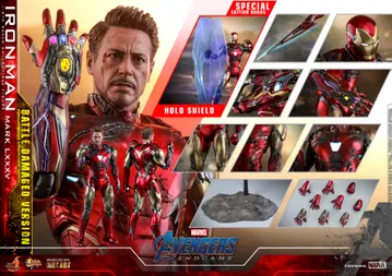 Avengers: Endgame - Iron Man Mark 85 (Battle Damaged Version) [With Bonus Accessory]