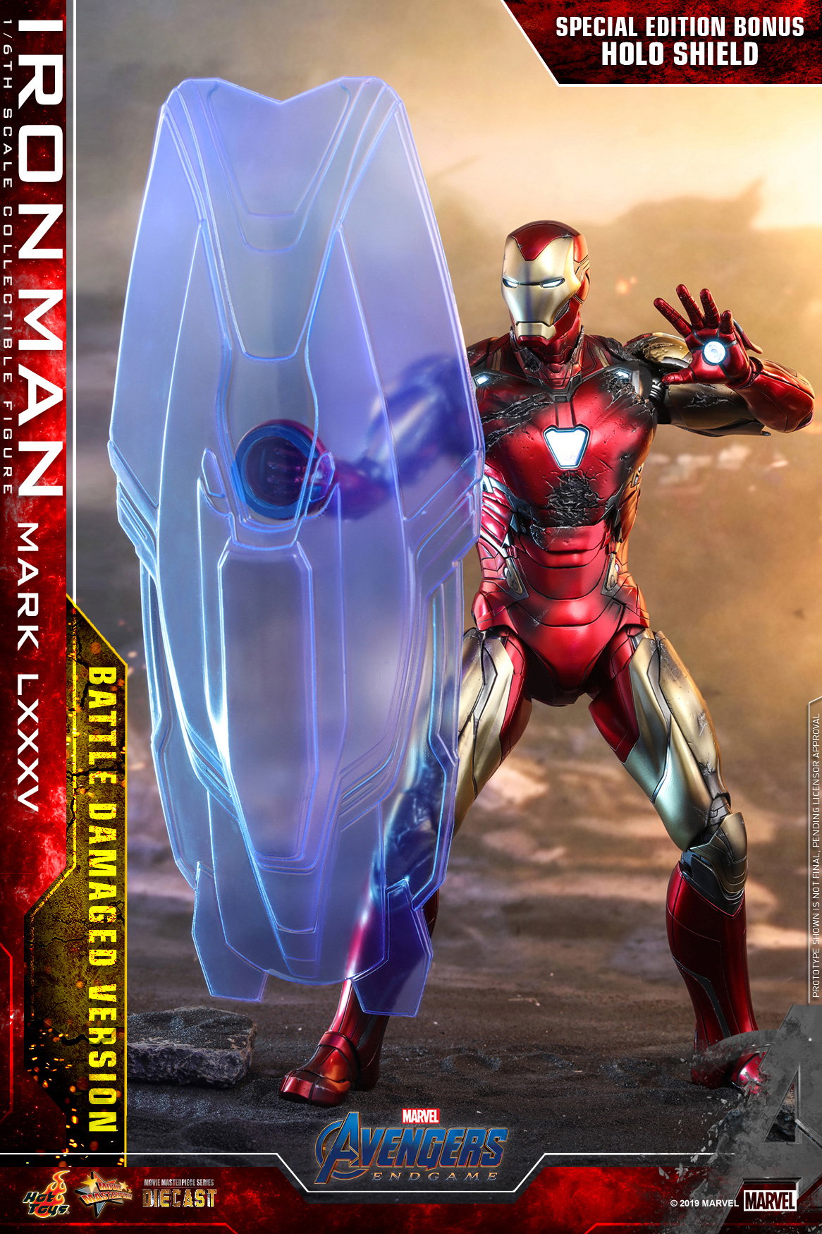 Avengers: Endgame - Iron Man Mark 85 (Battle Damaged Version) [With Bonus Accessory] image 2