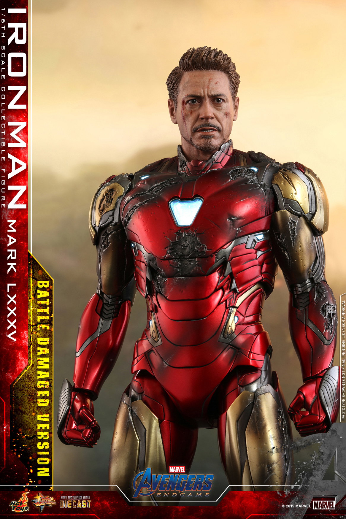 Avengers: Endgame - Iron Man Mark 85 (Battle Damaged Version) [With Bonus Accessory] image 4