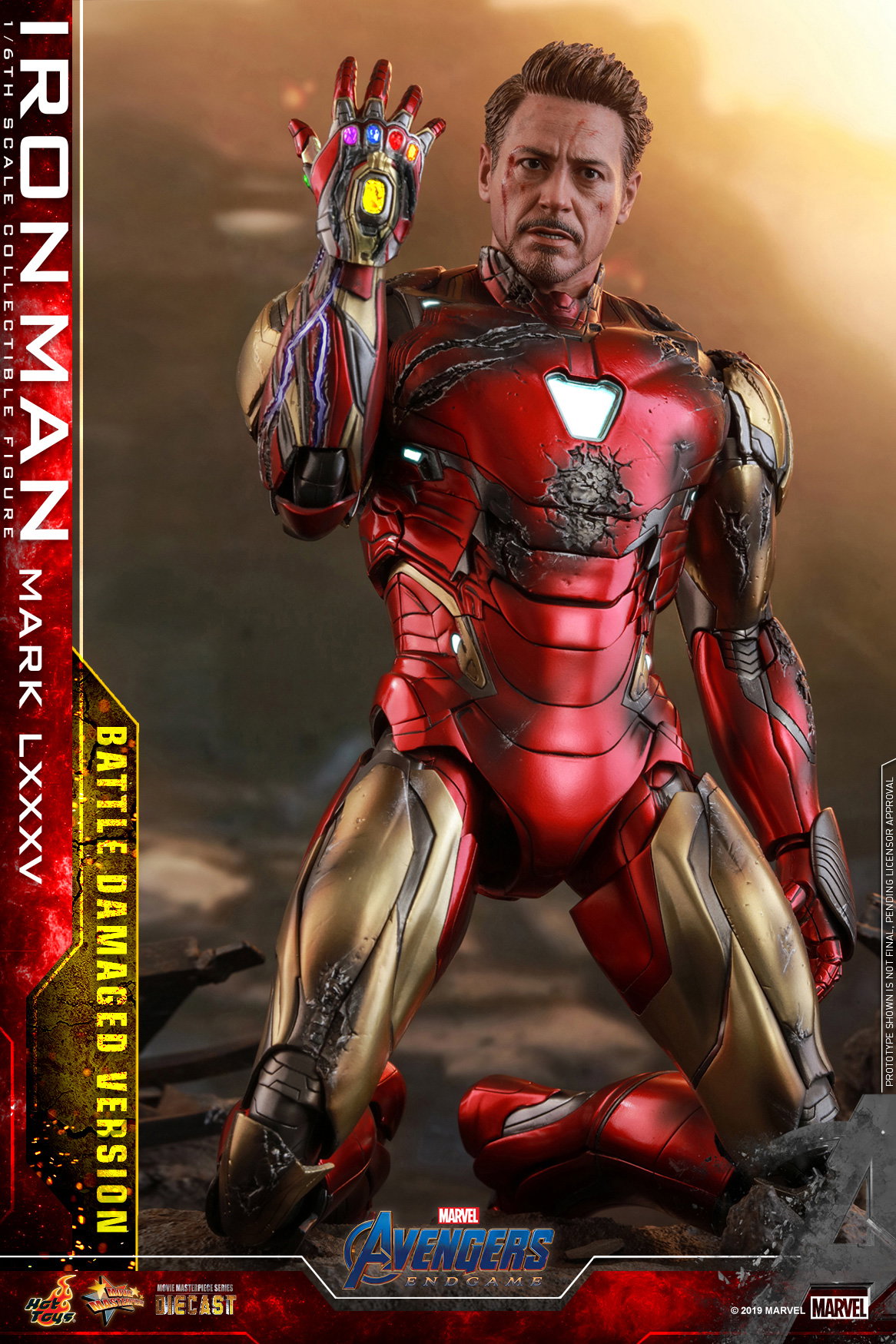Avengers: Endgame - Iron Man Mark 85 (Battle Damaged Version) [With Bonus Accessory] image 7