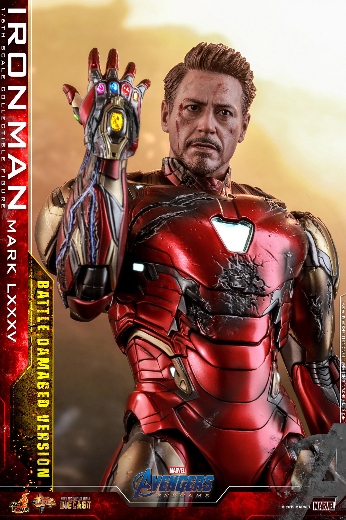 Avengers: Endgame - Iron Man Mark 85 (Battle Damaged Version) [With Bonus Accessory] image 8