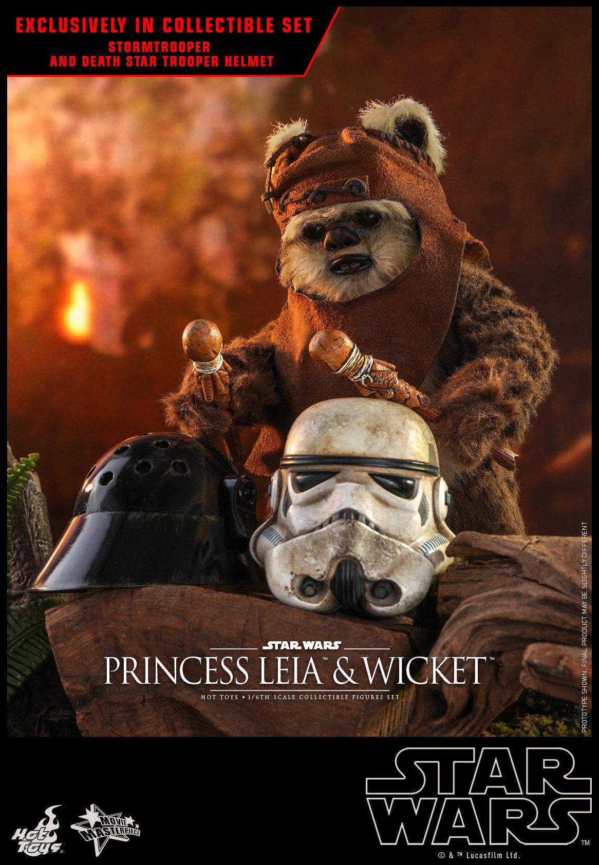 Star Wars / Episode VI Return Of The Jedi - Princess Leia & Wicket Set [With Bonus Accessories] image 2