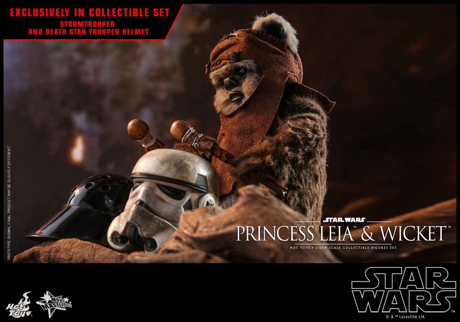 Star Wars / Episode VI Return Of The Jedi - Princess Leia & Wicket Set [With Bonus Accessories] image 4