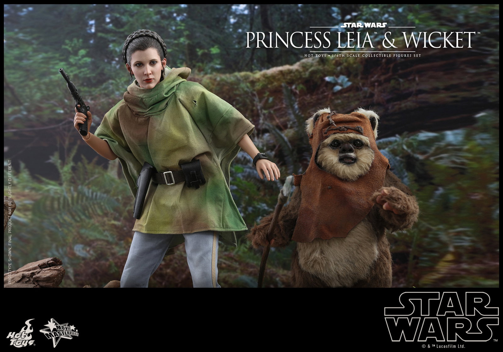 Star Wars / Episode VI Return Of The Jedi - Princess Leia & Wicket Set [With Bonus Accessories] image 5