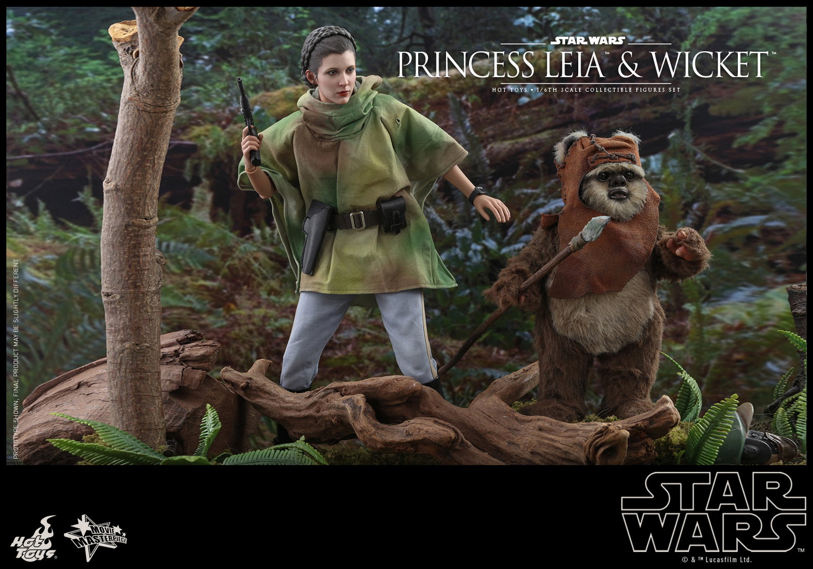 Star Wars / Episode VI Return Of The Jedi - Princess Leia & Wicket Set [With Bonus Accessories] image 6