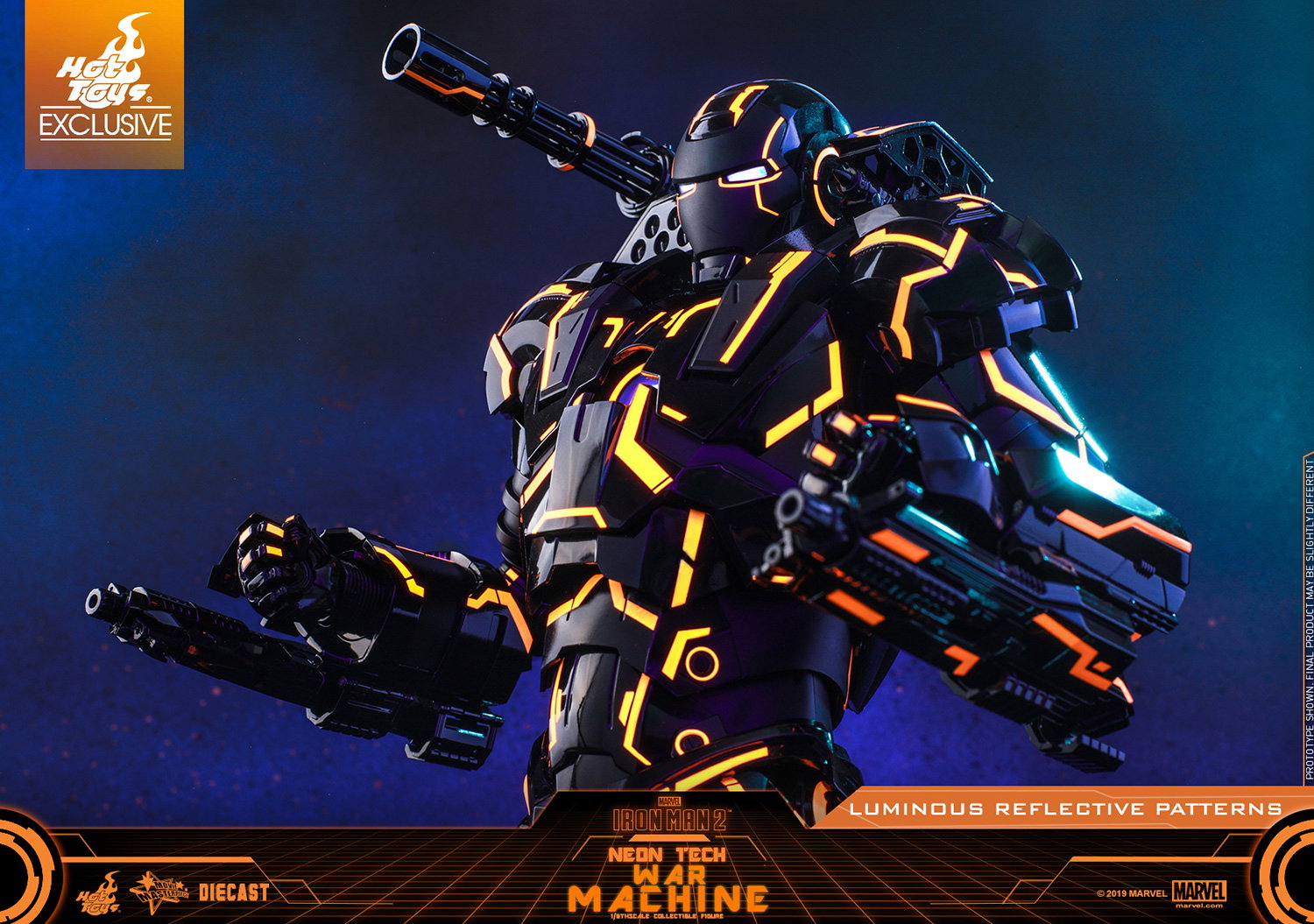 Iron Man 2 - War Machine (Neon Tech / Orange Version) image 5