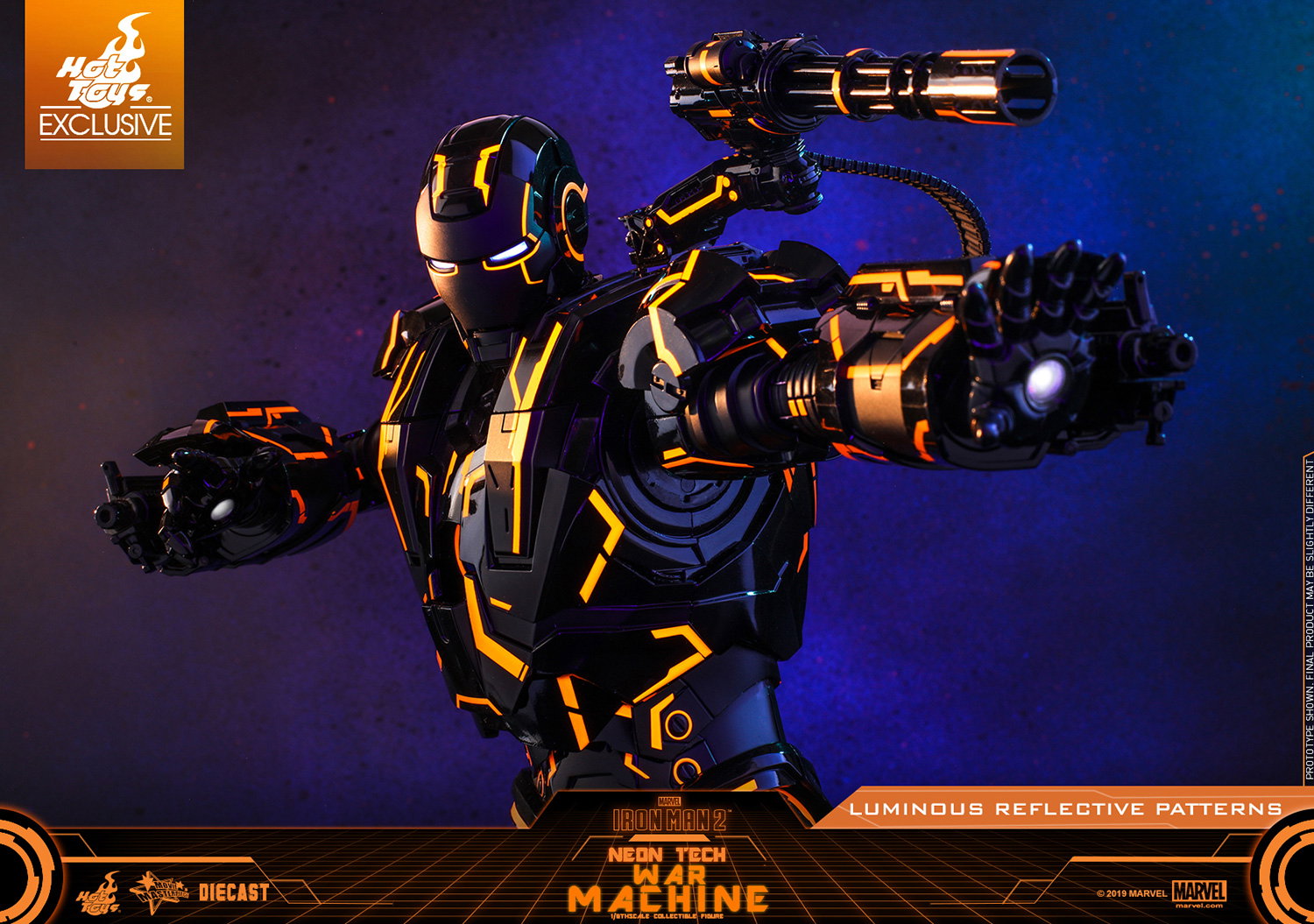 Iron Man 2 - War Machine (Neon Tech / Orange Version) image 6