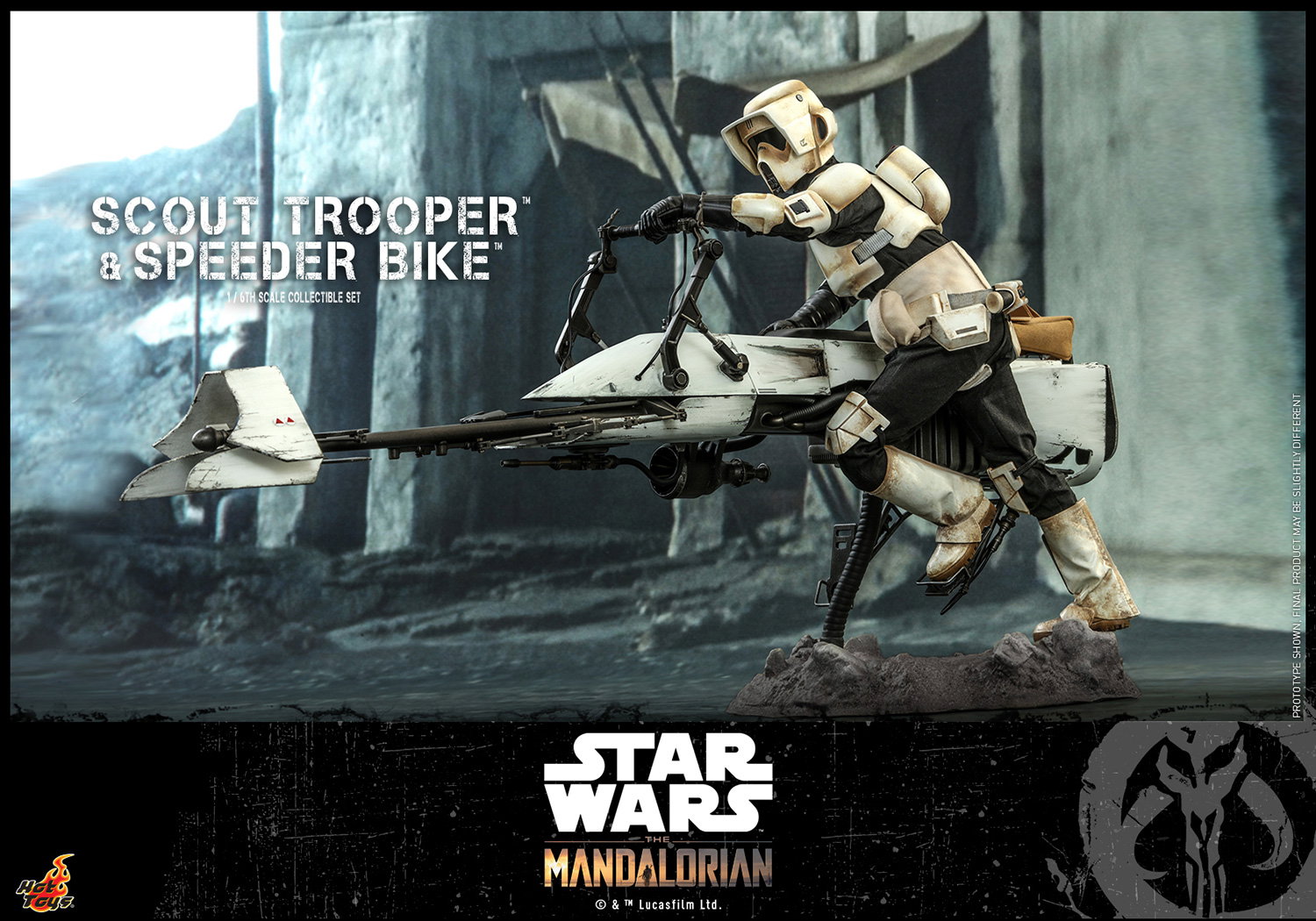 The Mandalorian - Scout Trooper & Speeder Bike image 3