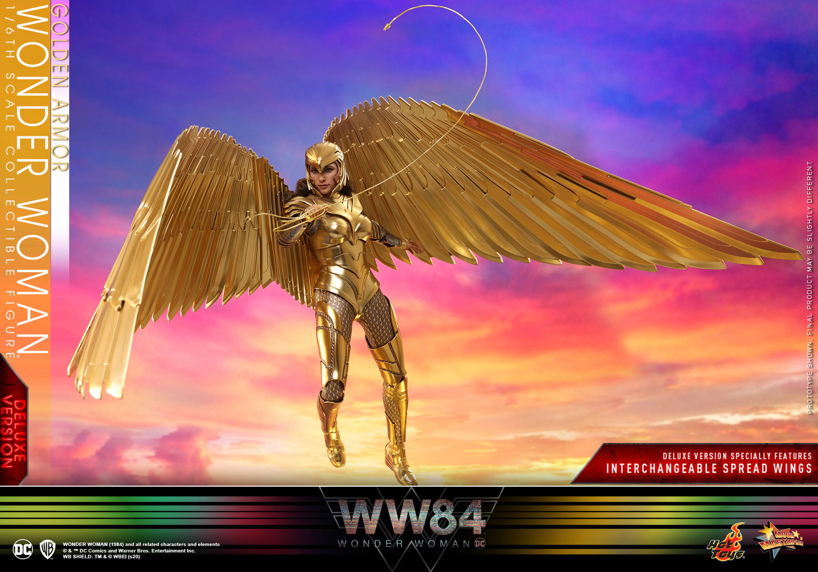Wonder Woman 1984 - Wonder Woman (Gold Armor Version) [With Bonus Accessory] image 3