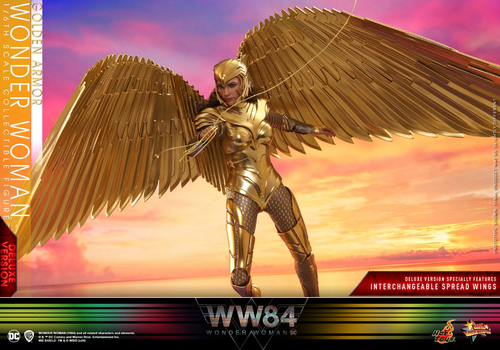 Wonder Woman 1984 - Wonder Woman (Gold Armor Version) [With Bonus Accessory] image 4