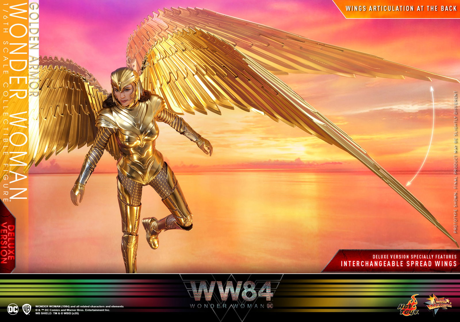 Wonder Woman 1984 - Wonder Woman (Gold Armor Version) [With Bonus Accessory] image 5