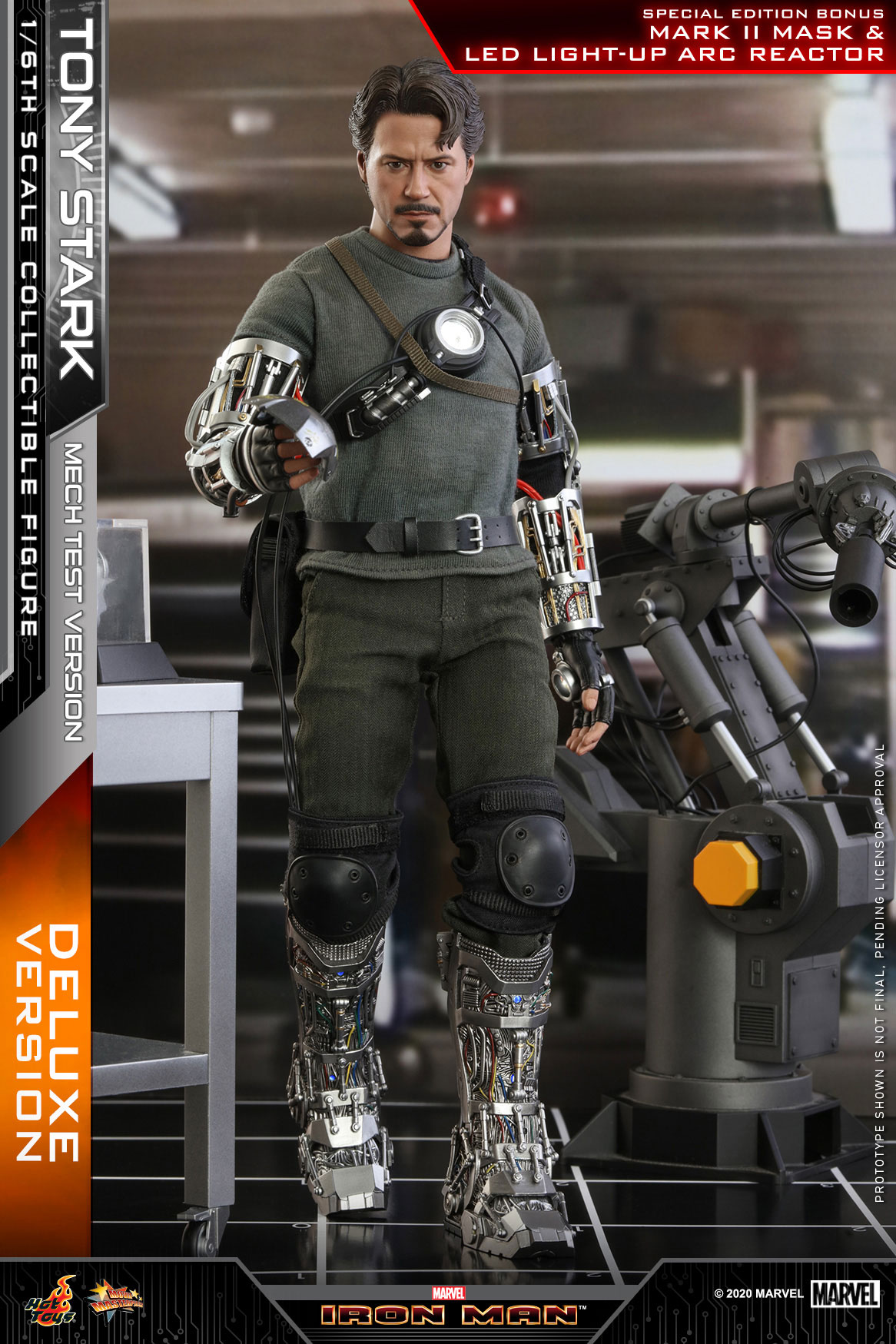 Iron Man - Tony Stark (Mech Test  / Deluxe Version 2.0) [With Bonus Accessories] image 2