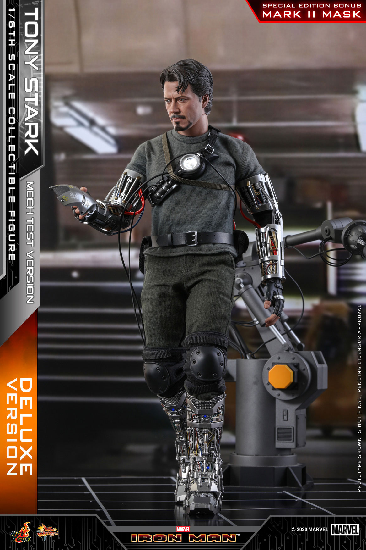 Iron Man - Tony Stark (Mech Test  / Deluxe Version 2.0) [With Bonus Accessories] image 3