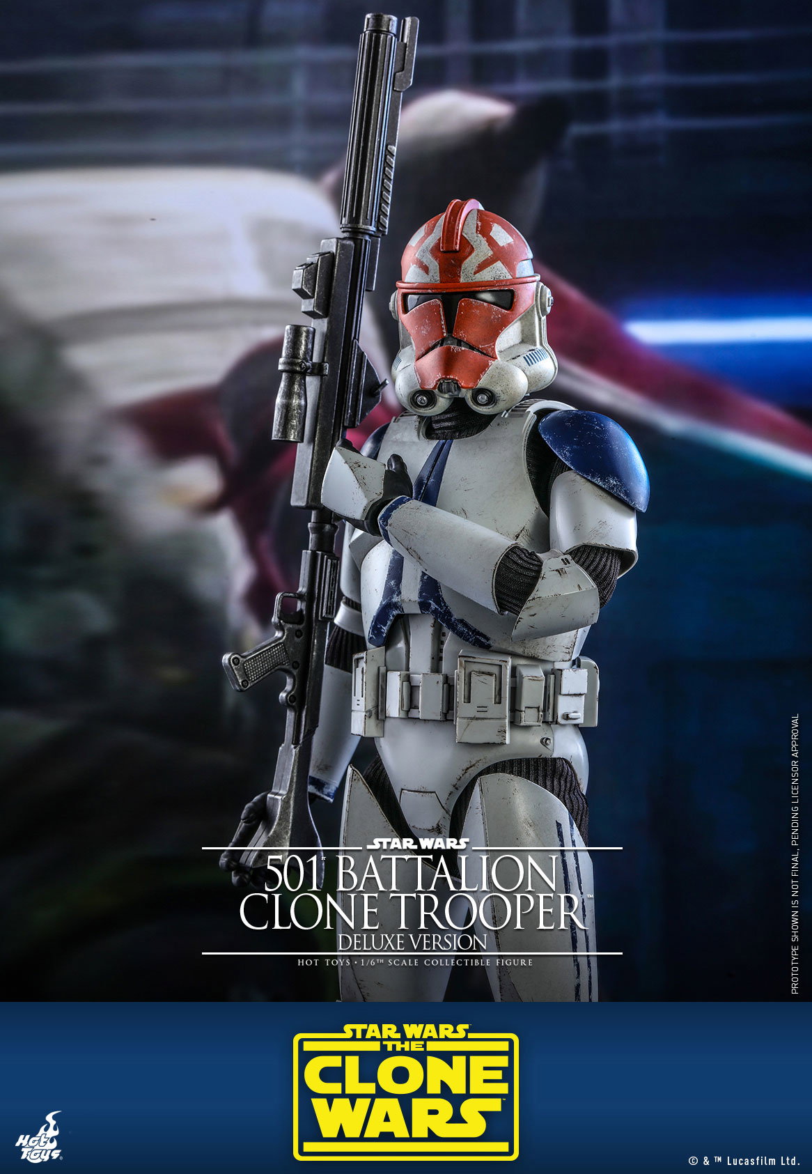 Star Wars: The Clone Wars - 501st Battalion Clone Trooper [With Bonus Accessories] image 10