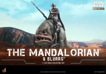 The Mandalorian - The Mandalorian & Blurrg Set