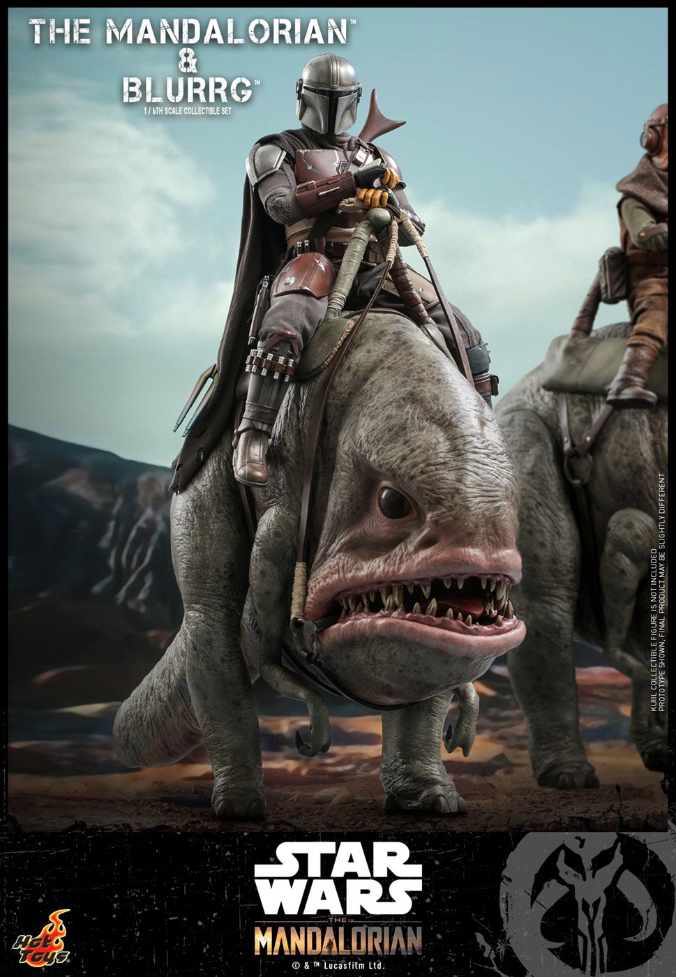 The Mandalorian - The Mandalorian & Blurrg Set image 4