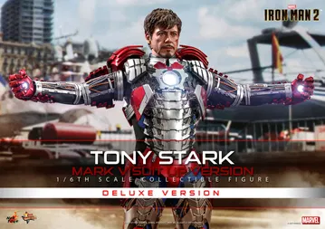 Iron Man 2 - Tony Stark (Mark V Suit Up Version) [With Bonus Accessories]