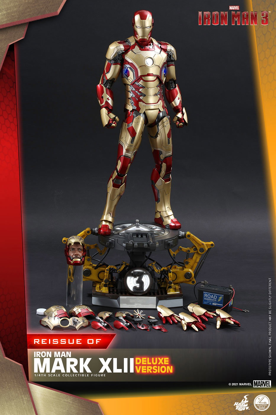 Iron Man 3 - Mark 42 [With Bonus Accessories] (Reproduction) image 2