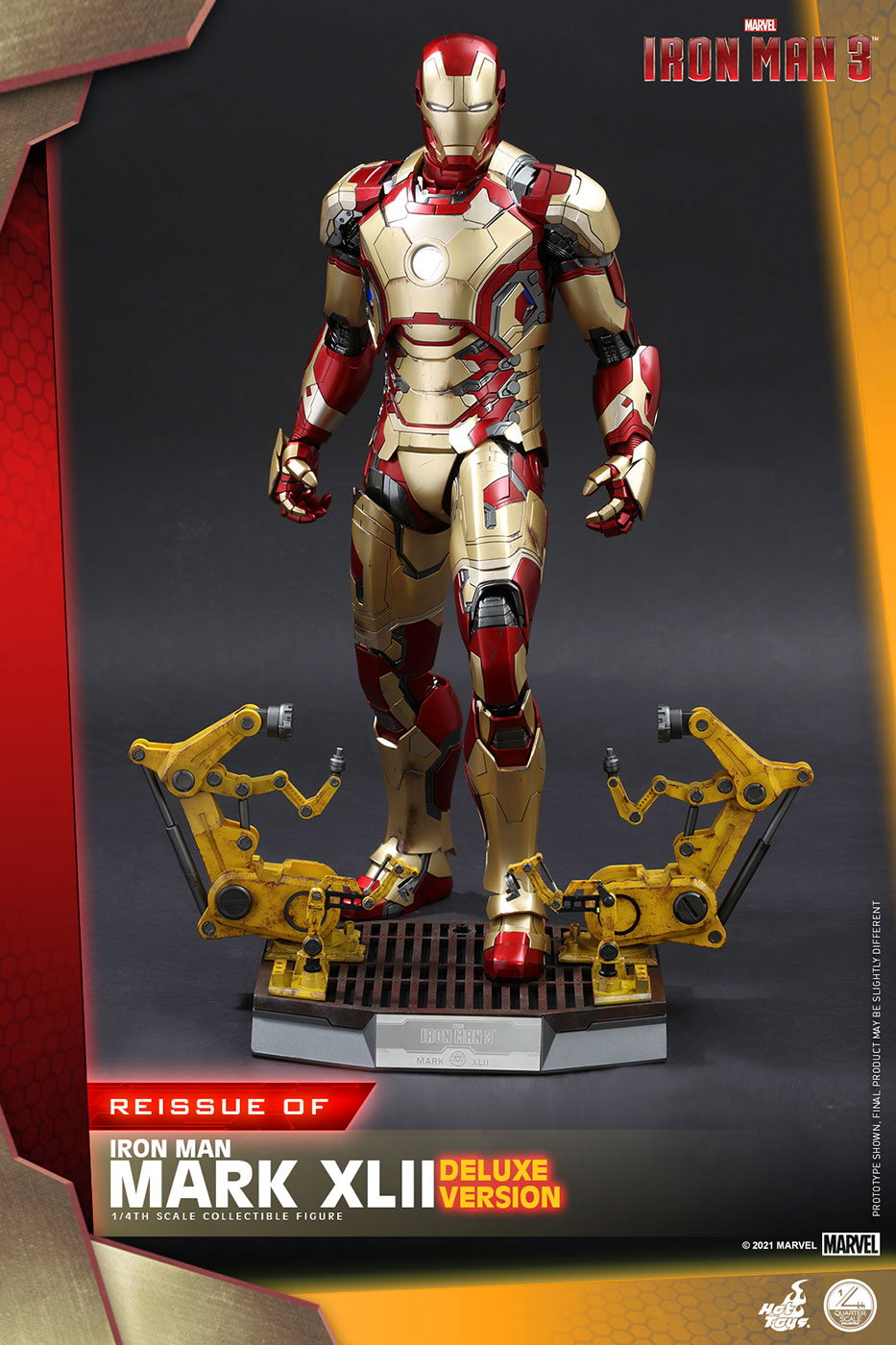 Iron Man 3 - Mark 42 [With Bonus Accessories] (Reproduction) image 3