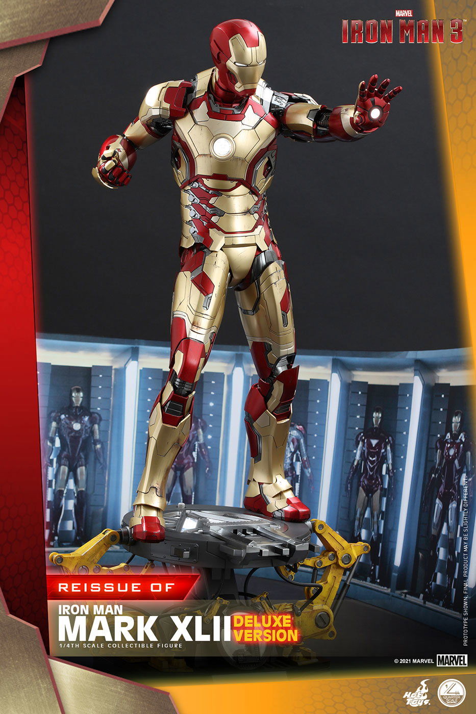 Iron Man 3 - Mark 42 [With Bonus Accessories] (Reproduction) image 6