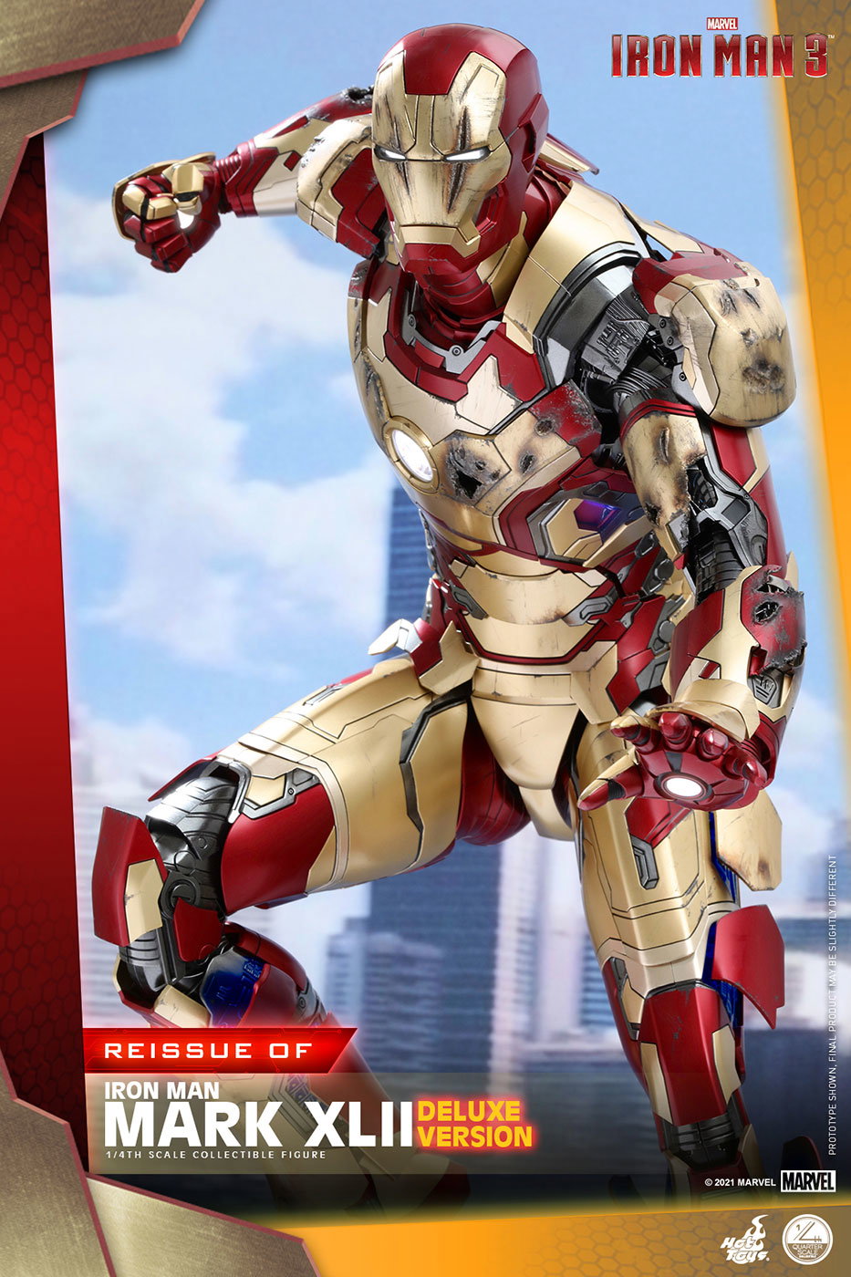 Iron Man 3 - Mark 42 [With Bonus Accessories] (Reproduction) image 9