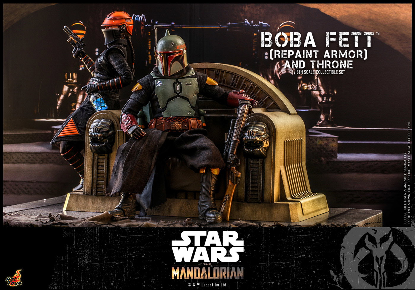 The Mandalorian - Boba Fett (Repaint Armor Version) & Throne [With Bonus Accessories] image 4