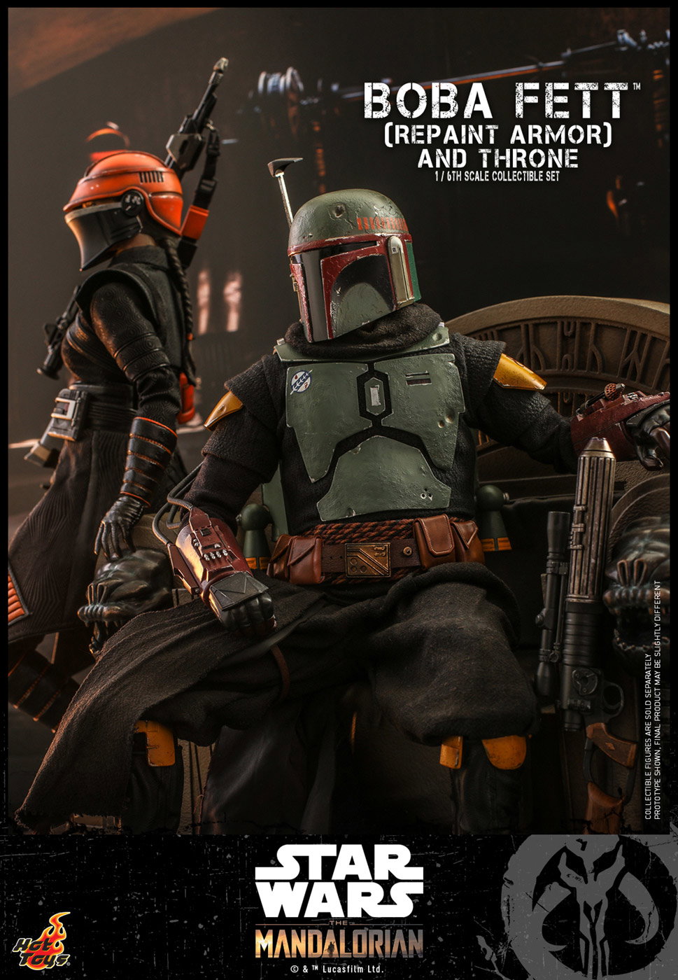 The Mandalorian - Boba Fett (Repaint Armor Version) & Throne [With Bonus Accessories] image 5