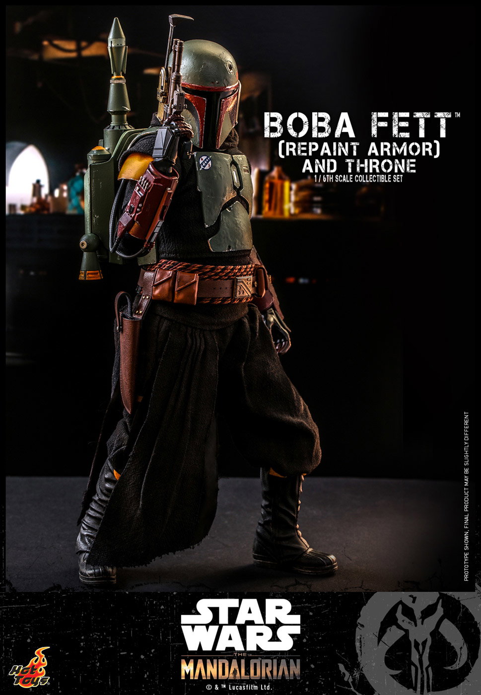 The Mandalorian - Boba Fett (Repaint Armor Version) & Throne [With Bonus Accessories] image 8