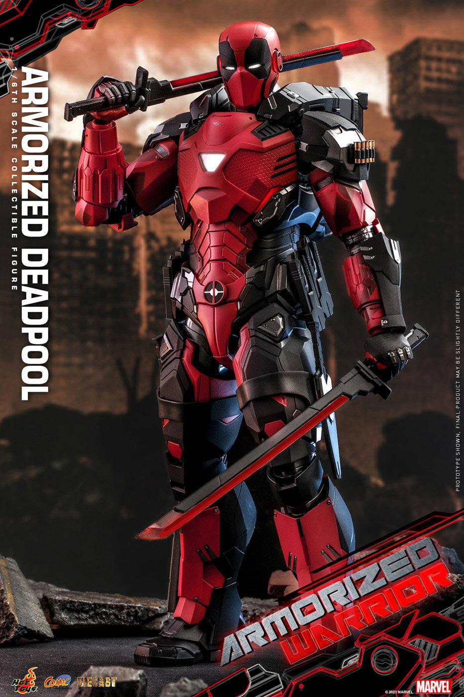 Marvel Comics - Armorized Warrior Collection: Armorized Deadpool image 2