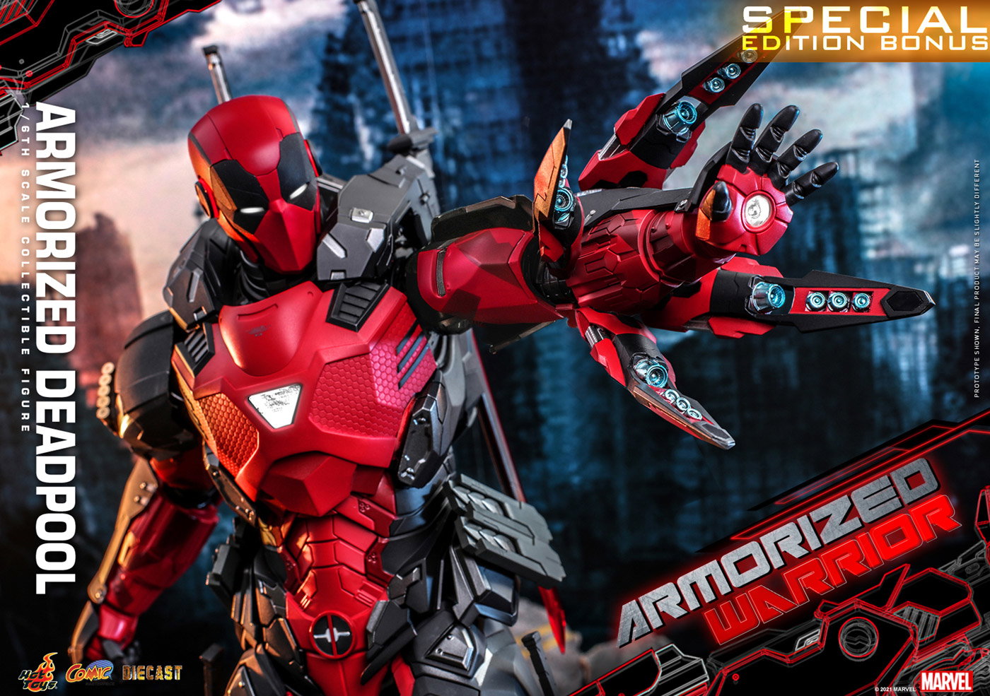 Marvel Comics - Armorized Warrior Collection: Armorized Deadpool [With Bonus Accessory] image 3