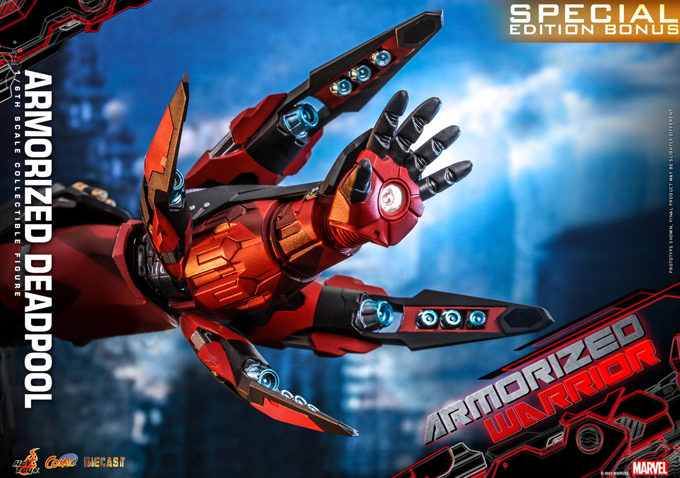 Marvel Comics - Armorized Warrior Collection: Armorized Deadpool [With Bonus Accessory] image 4