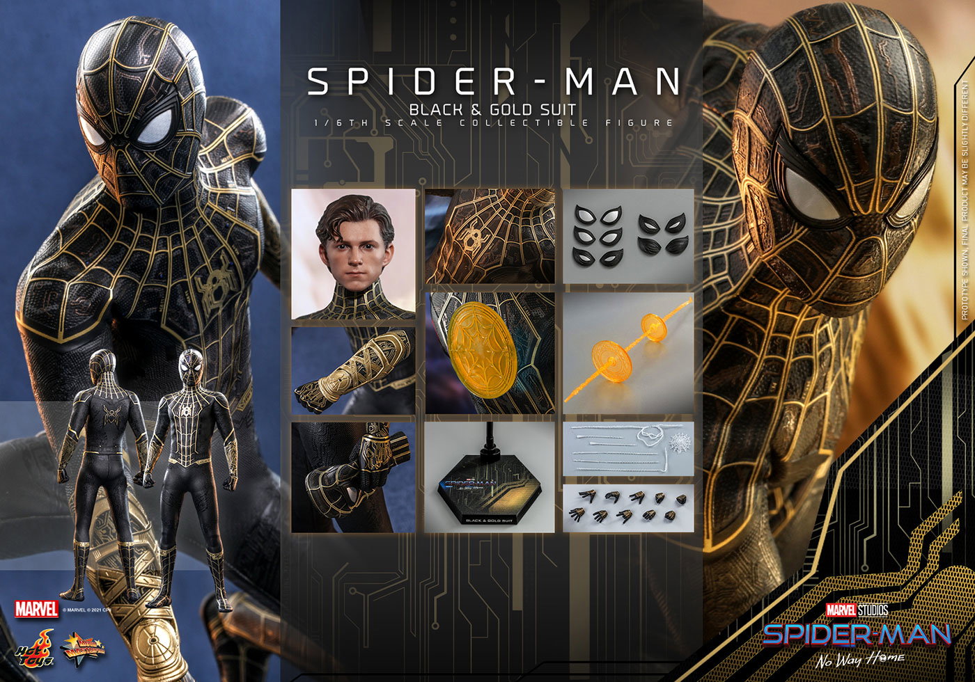 Spider-Man: No Way Home - Spider-Man (Black & Gold Suit Version) image 10